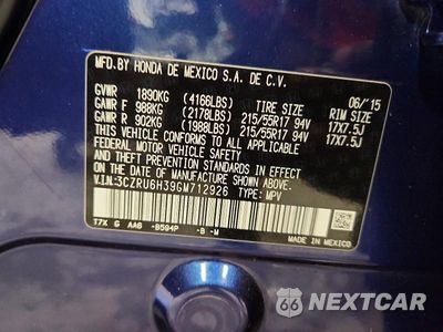 Zdjęcie 12 z 12 samochodu: 2016 HONDA HR-V LX VIN:3CZRU6H39GM712926 - miniatura