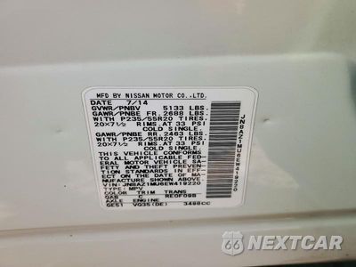 Zdjęcie 13 z 13 samochodu: 2014 NISSAN MURANO LE VIN:JN8AZ1MU6EW419220 - miniatura
