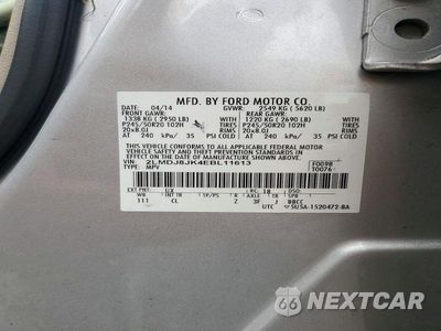 Zdjęcie 13 z 13 samochodu: 2014 LINCOLN MKX VIN:2LMDJ8JK4EBL11613 - miniatura