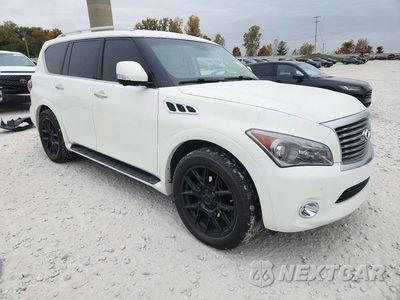 Czwarte zdjęcie samochodu z boku: 2012 INFINITI QX56 BASE VIN:JN8AZ2NE0C9017881 - miniatura