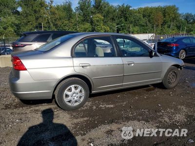 Trzecie zdjęcie samochodu z tyłu: 2003 HONDA CIVIC LX VIN:1HGES16553L018295 - miniatura