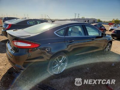 Trzecie zdjęcie samochodu z tyłu: 2014 FORD FUSION TITANIUM VIN:3FA6P0K93ER297988 - miniatura