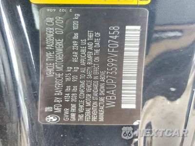 Zdjęcie 12 z 12 samochodu: 2009 BMW 128 I VIN:WBAUP73599VF07458 - miniatura