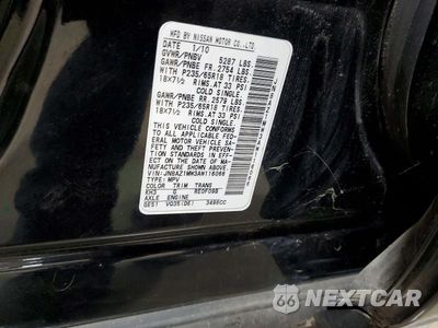 Zdjęcie 13 z 13 samochodu: 2010 NISSAN MURANO S VIN:JN8AZ1MW3AW116066 - miniatura