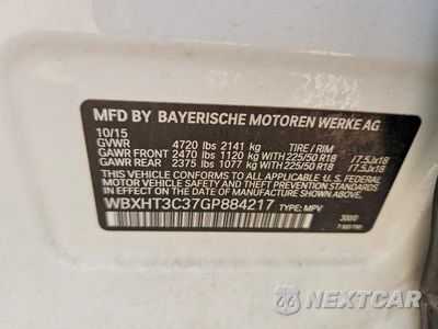Zdjęcie 13 z 13 samochodu: 2016 BMW X1 XDRIVE28I VIN:WBXHT3C37GP884217 - miniatura