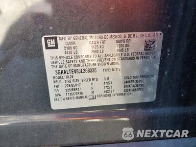 Zdjęcie 13 z 13 samochodu: 2018 GMC TERRAIN SLE VIN:3GKALTEV8JL268336 - miniatura