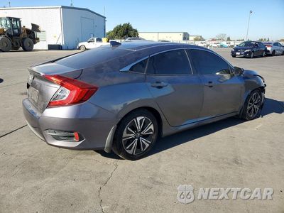 Trzecie zdjęcie samochodu z tyłu: 2017 HONDA CIVIC EX VIN:2HGFC1F30HH647547 - miniatura