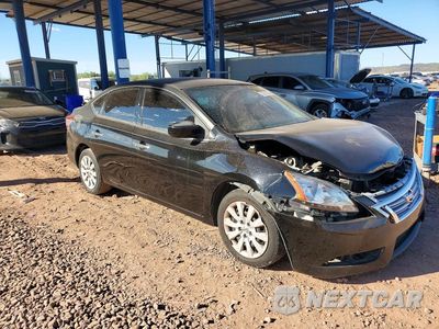 Czwarte zdjęcie samochodu z boku: 2014 NISSAN SENTRA S VIN:3N1AB7AP8EY202510 - miniatura