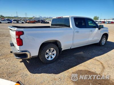 Trzecie zdjęcie samochodu z tyłu: 2020 CHEVROLET SILVERADO C1500 LT VIN:1GCPWCED6LZ131623 - miniatura