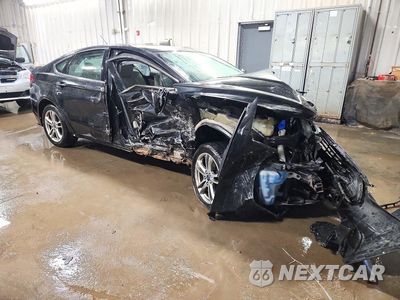 Czwarte zdjęcie samochodu z boku: 2015 FORD FUSION TITANIUM PHEV VIN:3FA6P0SU0FR201109 - miniatura