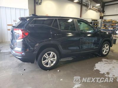 Trzecie zdjęcie samochodu z tyłu: 2022 GMC TERRAIN SLE VIN:3GKALTEV0NL178054 - miniatura