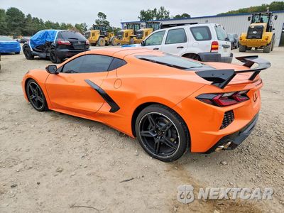 Drugie zdjęcie samochodu z przodu: 2022 CHEVROLET CORVETTE STINGRAY 1LT VIN:1G1YA2D45N5110912 - miniatura