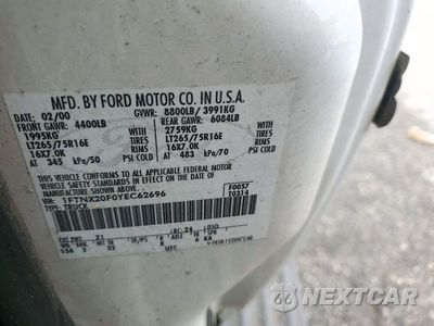 Zdjęcie 13 z 13 samochodu: 2000 FORD F250 SUPER DUTY VIN:1FTNX20F0YEC62696 - miniatura