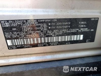 Zdjęcie 14 z 14 samochodu: 2024 TOYOTA VENZA XLE VIN:JTEAAAAH5RJ191087 - miniatura