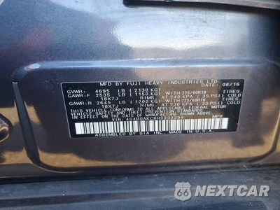 Zdjęcie 14 z 14 samochodu: 2017 SUBARU OUTBACK 2.5I LIMITED VIN:4S4BSAKC8H3232299 - miniatura