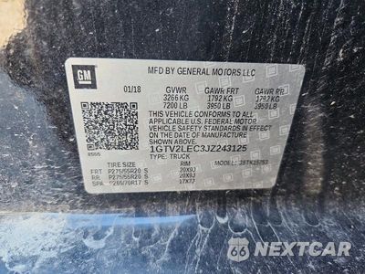 Zdjęcie 13 z 13 samochodu: 2018 GMC SIERRA K1500 VIN:1GTV2LEC3JZ243125 - miniatura