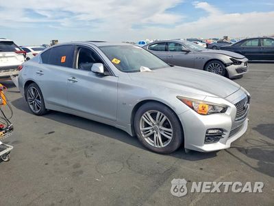 Czwarte zdjęcie samochodu z boku: 2015 INFINITI Q50S VIN:JN1BV7AP1FM331527 - miniatura