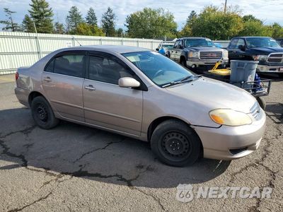 Czwarte zdjęcie samochodu z boku: 2003 TOYOTA COROLLA LE VIN:2T1BR32E23C123642 - miniatura