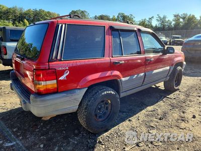 Trzecie zdjęcie samochodu z tyłu: 1997 JEEP GRAND CHEROKEE LAREDO VIN:1J4GZ58Y9VC531712 - miniatura