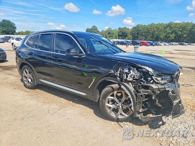 Czwarte zdjęcie samochodu z boku: 2022 BMW X3 SDRIVE30I VIN:5UX43DP05N9K84863 - miniatura