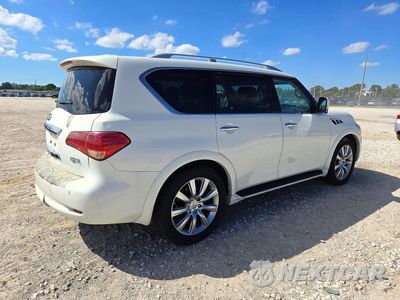 Trzecie zdjęcie samochodu z tyłu: 2011 INFINITI QX56 BASE VIN:JN8AZ2NC7B9301585 - miniatura