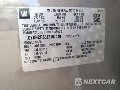 Zdjęcie 13 z 13 samochodu: 2018 CADILLAC XT5 LUXURY VIN:1GYKNCRS3JZ107440 - miniatura