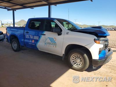Czwarte zdjęcie samochodu z boku: 2022 CHEVROLET SILVERADO C1500 VIN:1GCPAAEK8NZ614471 - miniatura