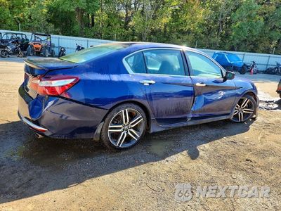Trzecie zdjęcie samochodu z tyłu: 2016 HONDA ACCORD SPORT VIN:1HGCR2F52GA036148 - miniatura