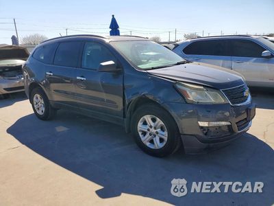 Czwarte zdjęcie samochodu z boku: 2014 CHEVROLET TRAVERSE LS VIN:1GNKRFED4EJ290099 - miniatura