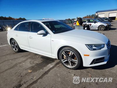Czwarte zdjęcie samochodu z boku: 2018 AUDI A4 PREMIUM PLUS VIN:WAUENAF41JA056898 - miniatura