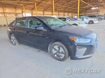 Czwarte zdjęcie samochodu z boku: 2019 HYUNDAI IONIQ BLUE VIN:KMHC65LC5KU166083 - miniatura