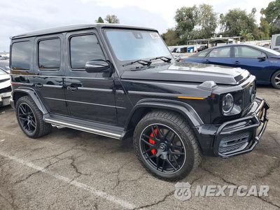 Czwarte zdjęcie samochodu z boku: 2022 MERCEDES-BENZ G 63 AMG VIN:W1NYC7HJ6NX437010 - miniatura