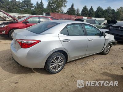 Trzecie zdjęcie samochodu z tyłu: 2014 TOYOTA COROLLA LE PLUS VIN:2T1BURHE1EC217409 - miniatura