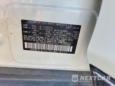 Zdjęcie 13 z 13 samochodu: 2017 SUBARU OUTBACK TOURING VIN:4S4BSETC5H3291655 - miniatura