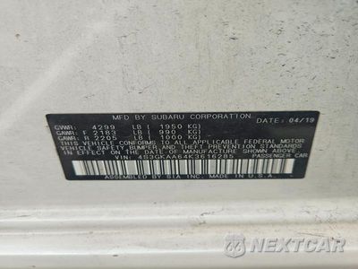 Zdjęcie 12 z 12 samochodu: 2019 SUBARU IMPREZA VIN:4S3GKAA64K3616285 - miniatura
