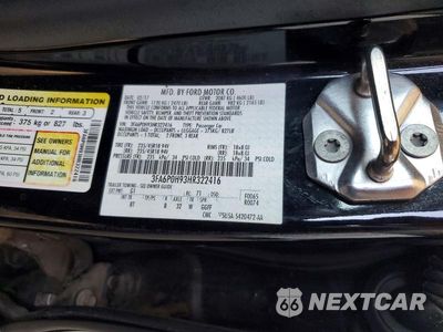 Zdjęcie 13 z 13 samochodu: 2017 FORD FUSION SE VIN:3FA6P0H93HR322416 - miniatura