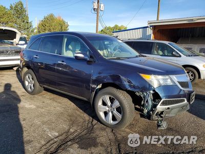 Czwarte zdjęcie samochodu z boku: 2012 ACURA MDX TECHNOLOGY VIN:2HNYD2H30CH524373 - miniatura