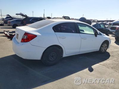 Trzecie zdjęcie samochodu z tyłu: 2012 HONDA CIVIC LX VIN:2HGFB2F58CH335348 - miniatura