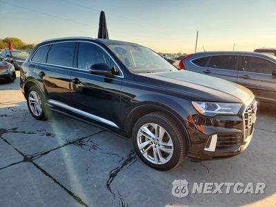 Czwarte zdjęcie samochodu z boku: 2020 AUDI Q7 PREMIUM PLUS VIN:WA1LXAF70LD005709 - miniatura