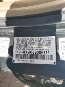 Zdjęcie 12 z 12 samochodu: 2002 ACURA 3.5RL VIN:JH4KA96552C004669 - miniatura