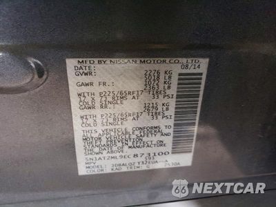 Zdjęcie 13 z 13 samochodu: 2014 NISSAN ROGUE SV VIN:5N1AT2ML9EC873100 - miniatura