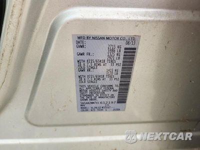 Zdjęcie 13 z 13 samochodu: 2014 NISSAN PATHFINDER S VIN:5N1AR2MM7EC612197 - miniatura