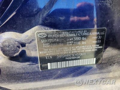 Zdjęcie 12 z 12 samochodu: 2014 HYUNDAI ELANTRA SE VIN:5NPDH4AE5EH510611 - miniatura