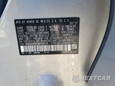 Zdjęcie 13 z 13 samochodu: 2018 HONDA FIT EX VIN:3HGGK5H84JM708543 - miniatura