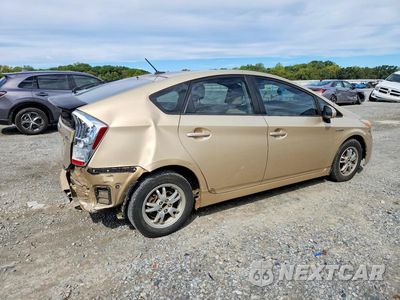 Trzecie zdjęcie samochodu z tyłu: 2011 TOYOTA PRIUS TWO VIN:JTDKN3DUXB1366666 - miniatura