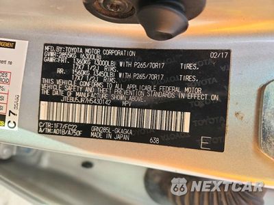Zdjęcie 13 z 13 samochodu: 2017 TOYOTA 4RUNNER TRD OFF-ROAD VIN:JTEBU5JR7H5430142 - miniatura