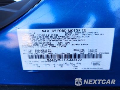 Zdjęcie 14 z 14 samochodu: 2020 FORD ECOSPORT SE VIN:MAJ3S2GE4LC332620 - miniatura
