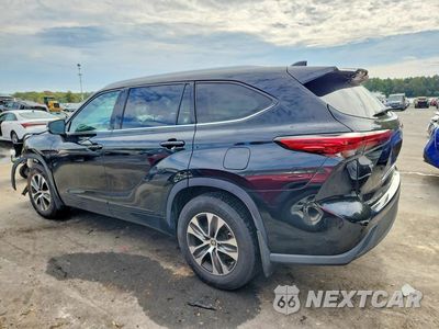 Drugie zdjęcie samochodu z przodu: 2021 TOYOTA HIGHLANDER XLE VIN:5TDGZRBH1MS528273 - miniatura