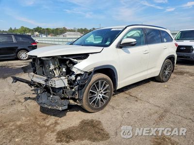 2018 TOYOTA HIGHLANDER XLE 5TDJZRFHXJS536271 - główne zdjęcie licytacji z USA - miniatura