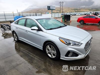 Czwarte zdjęcie samochodu z boku: 2019 HYUNDAI SONATA SEL VIN:5NPE34AFXKH812662 - miniatura
